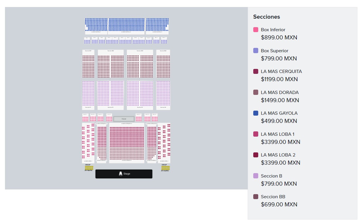 Precio de los boletos par ala final de La más draga 4