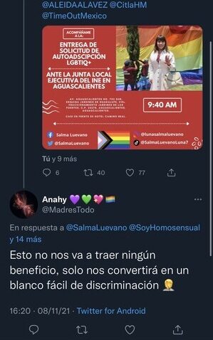 Personas LGBT+ rechazan credencial de elector LGBT+