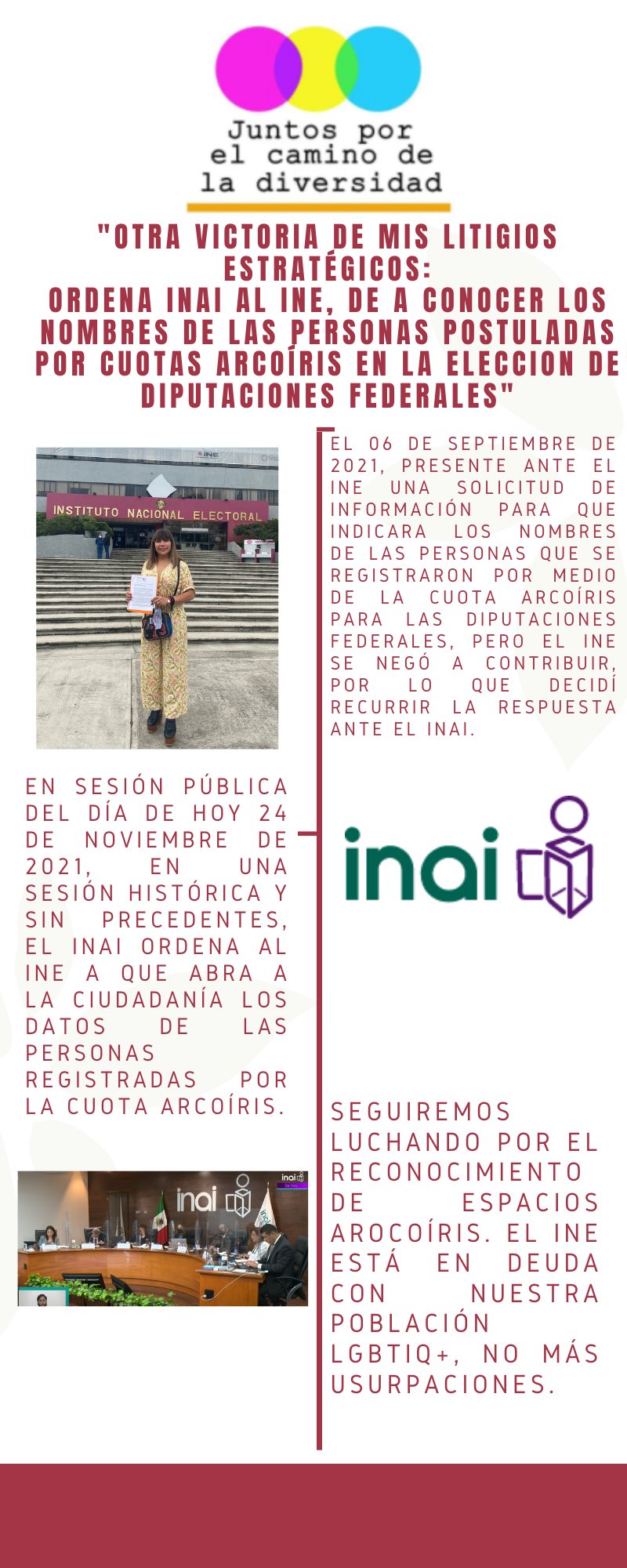 salma luévano ine inai cuotas arcoíris