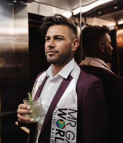 concursante Sudáfrica mr gay world 2021