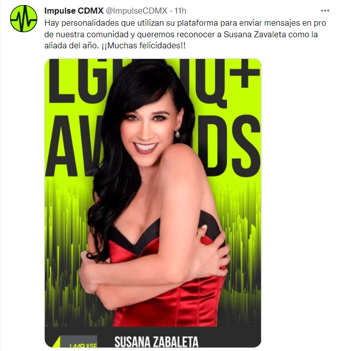 Susana Zabaleta LGBTQ+ Awards