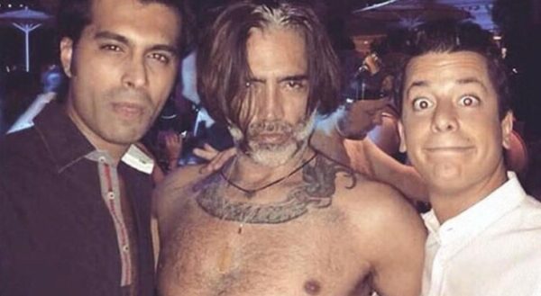 Foto de Alejandro Fernández en antro gay de Las Vegas