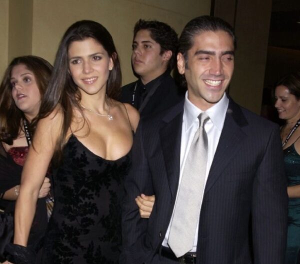 Fernández y su exesposa América Guinart