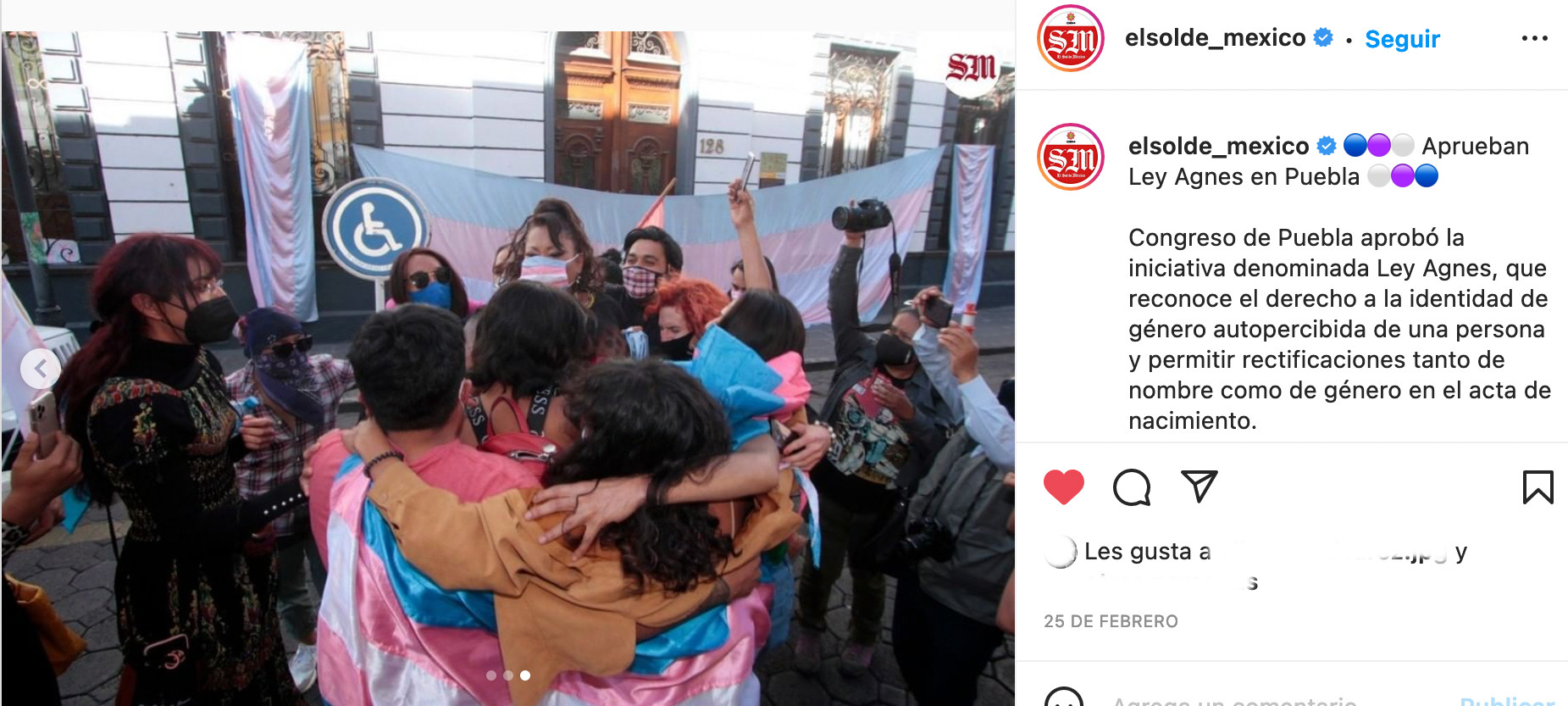 ley agnes manifestaciones lgbt fotos 2021