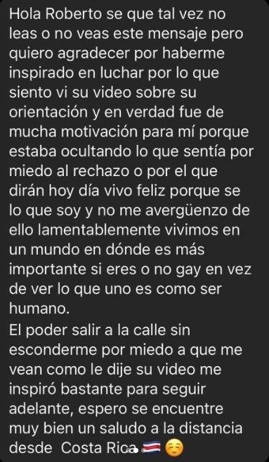 Mensaje Roberto Manrique