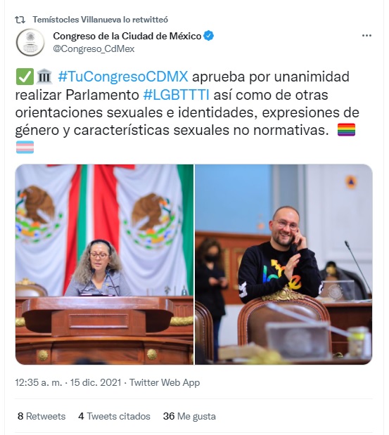 Parlamento LGBT+ de CDMX