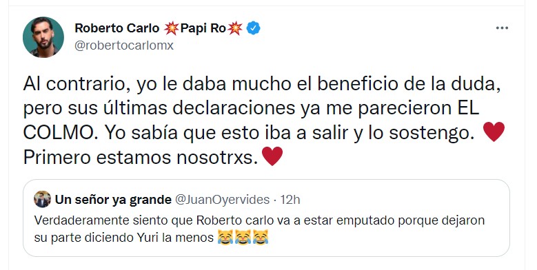 Roberto Carlo habló sobre Yuri en LMD4