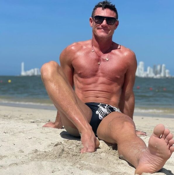 Luke Evans, actor estadounidense, en Colombia 