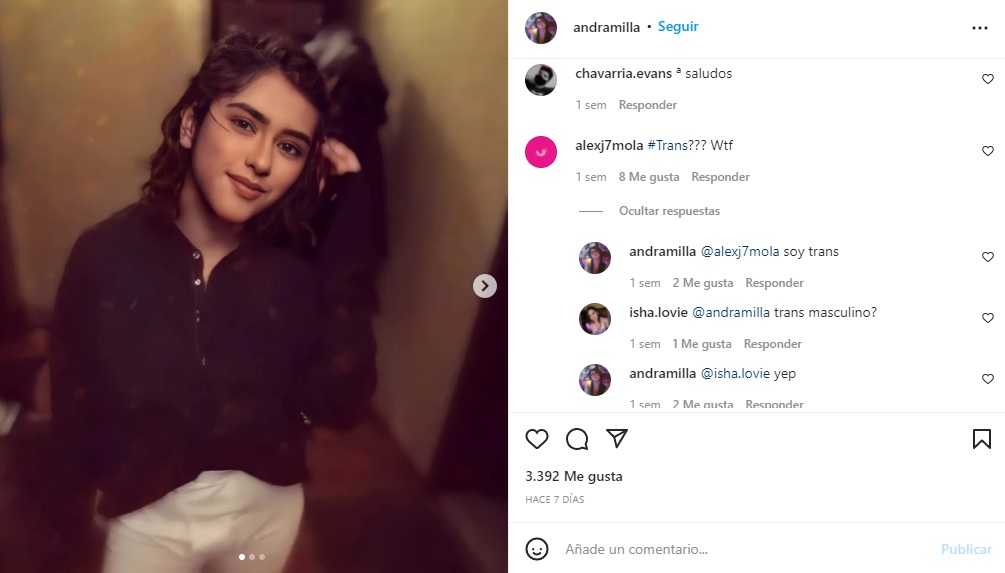 Compañere Andra es hombre trans