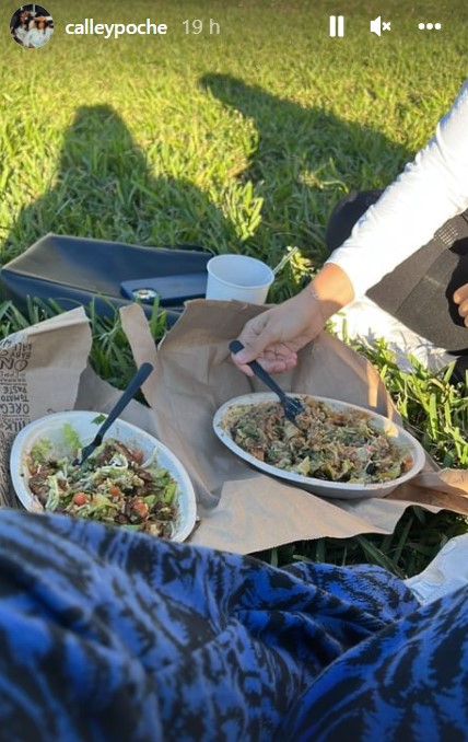 Calle y Poché en cita