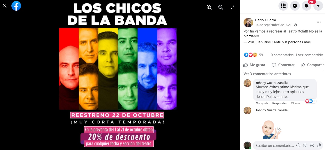 Personajes gay de Carlo Guerra