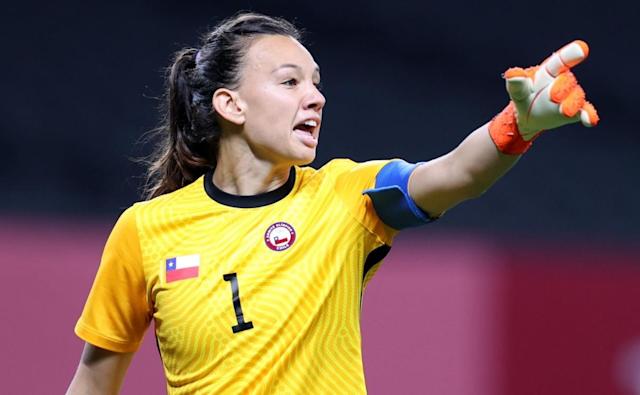 Portera de la selección femenil de Chile