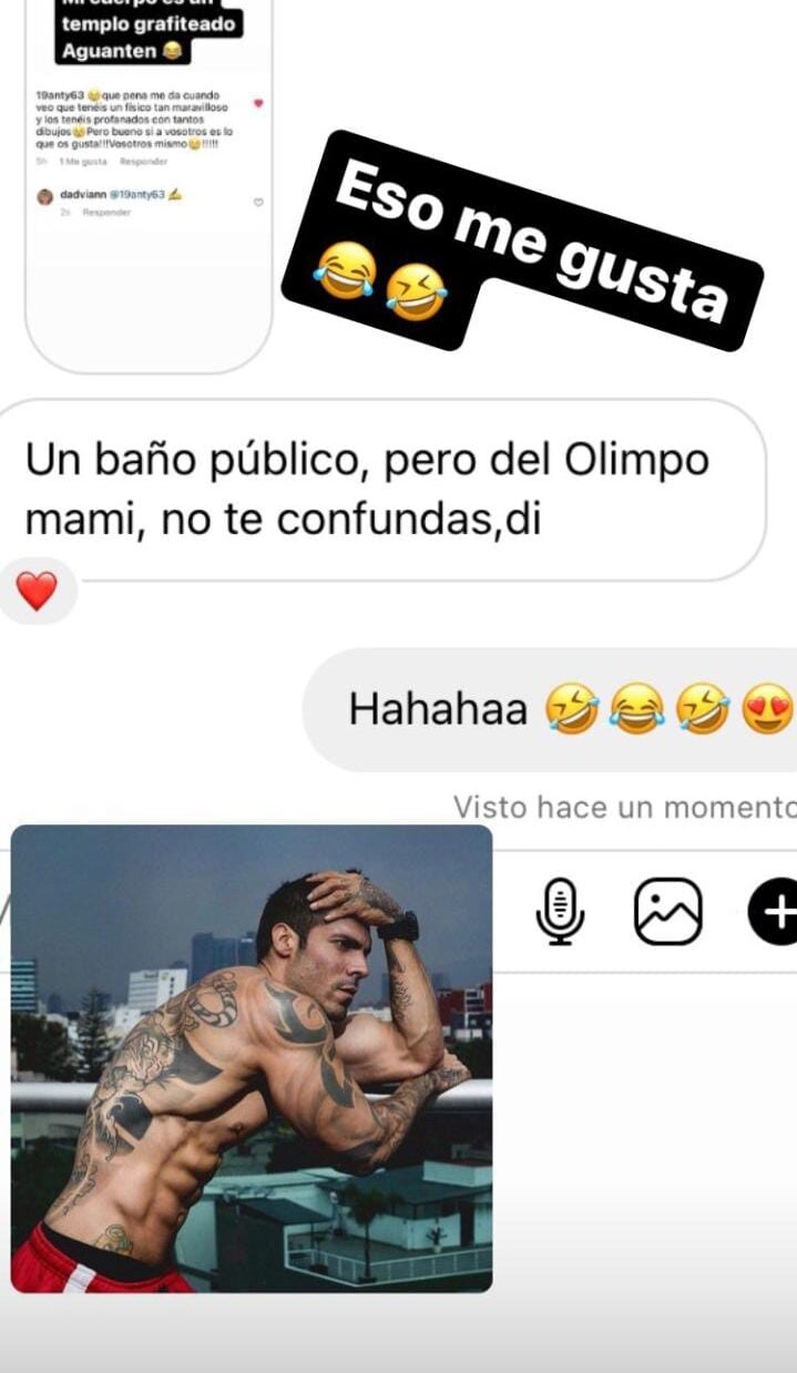 Dadvian comentarios en Instagram