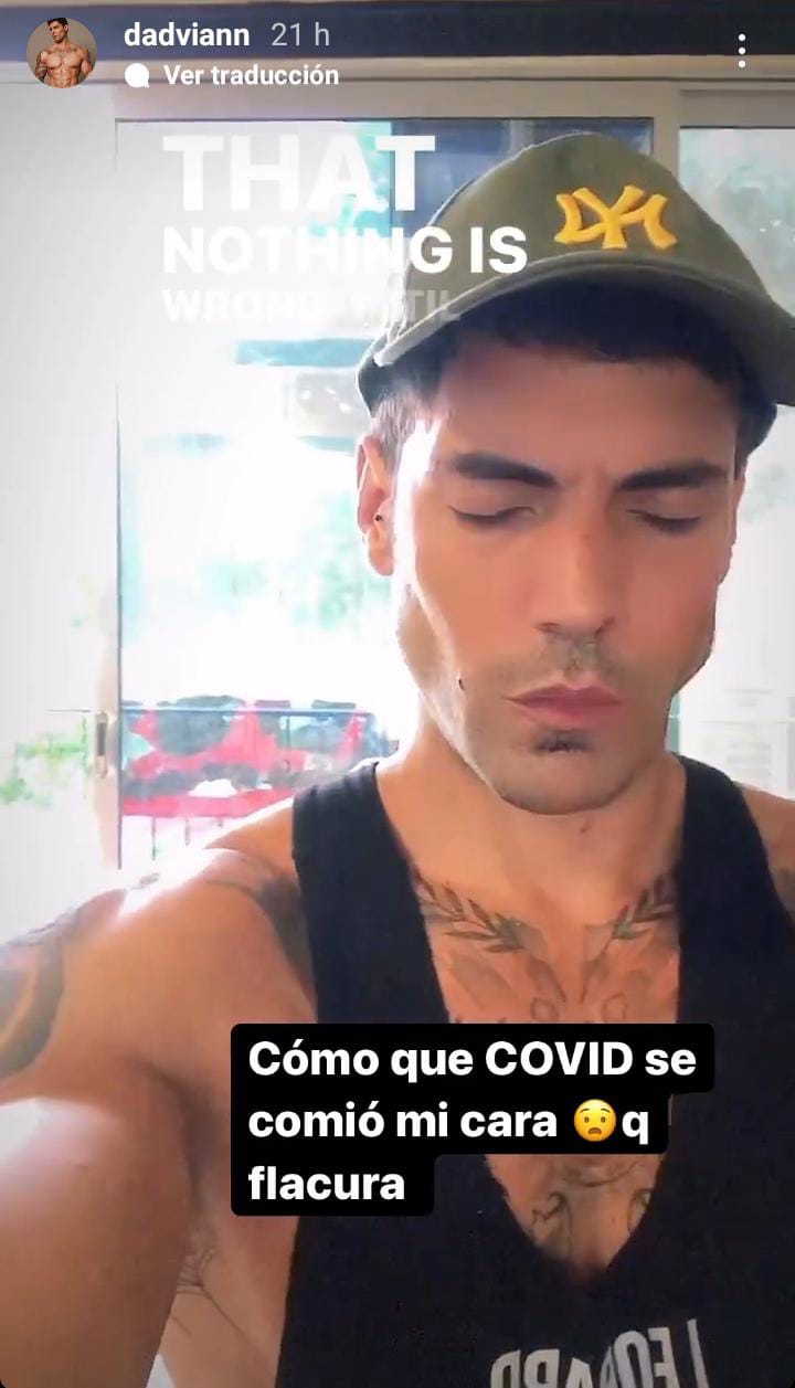 Dadvian Esparza, veneno en La más draga (L;MD), muestra efectos del covid-19