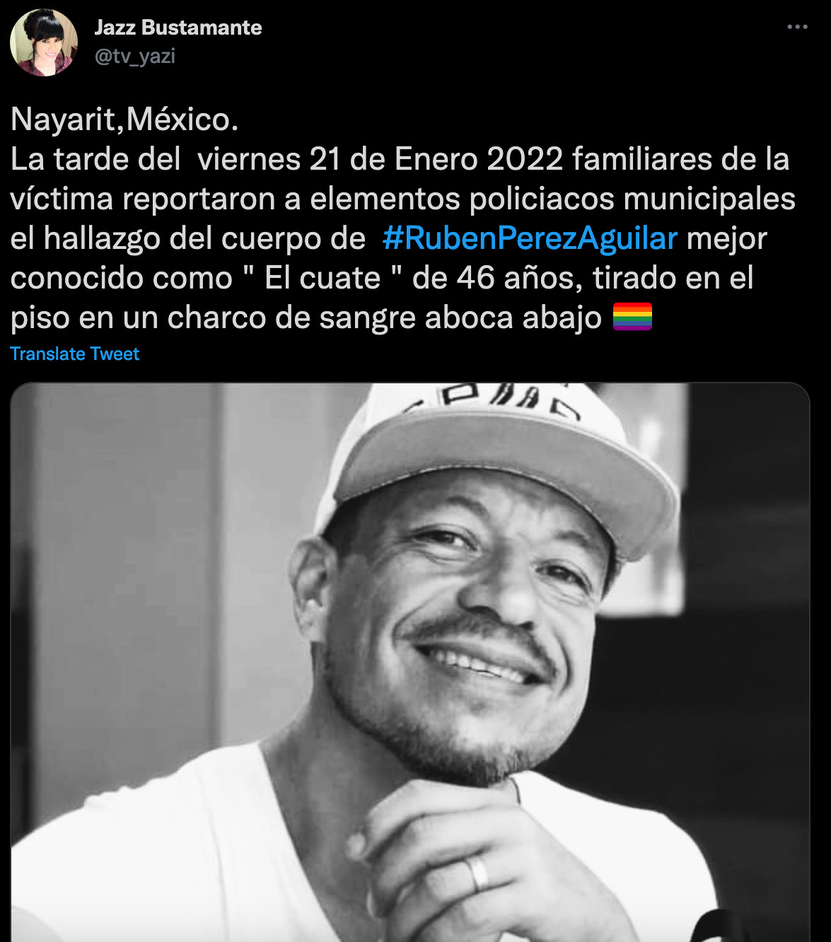 jazz bustamante nayarit rubén pérez aguilar hombre gay enero 2022