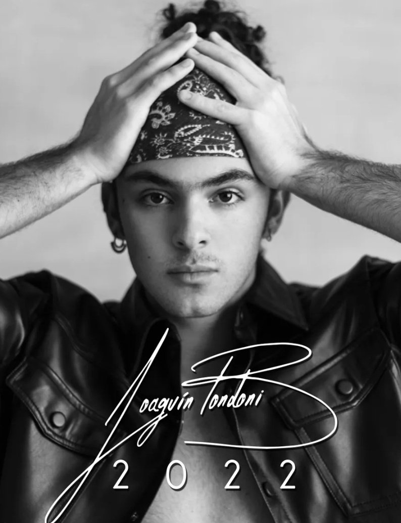 joaquin bondoni calendario 2022 fotos evolución
