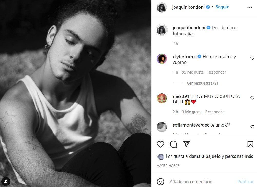 Joaquín Bondoni foto calendario