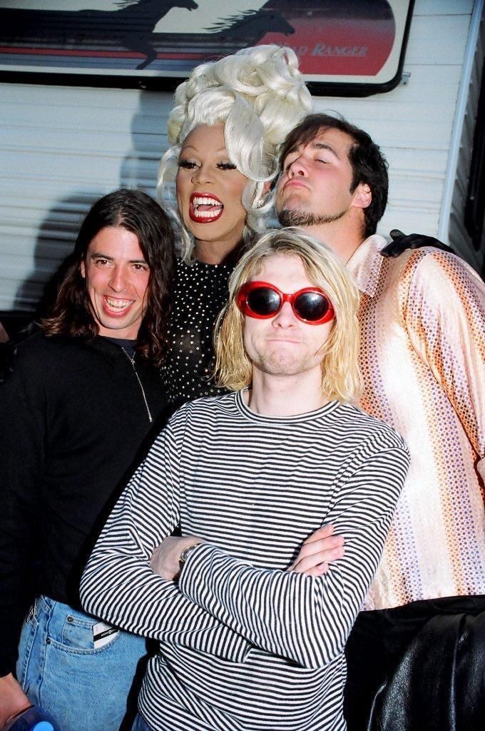 kurt cobain nirvana rupaul