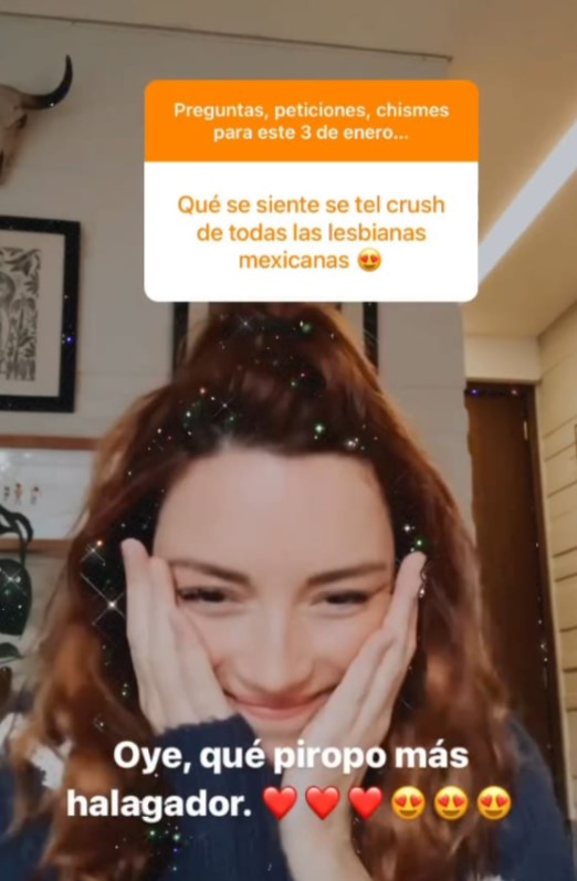 La actriz mexicana Regina Blandón reacciona al ser considerada crush de las lesbianas mexicanas