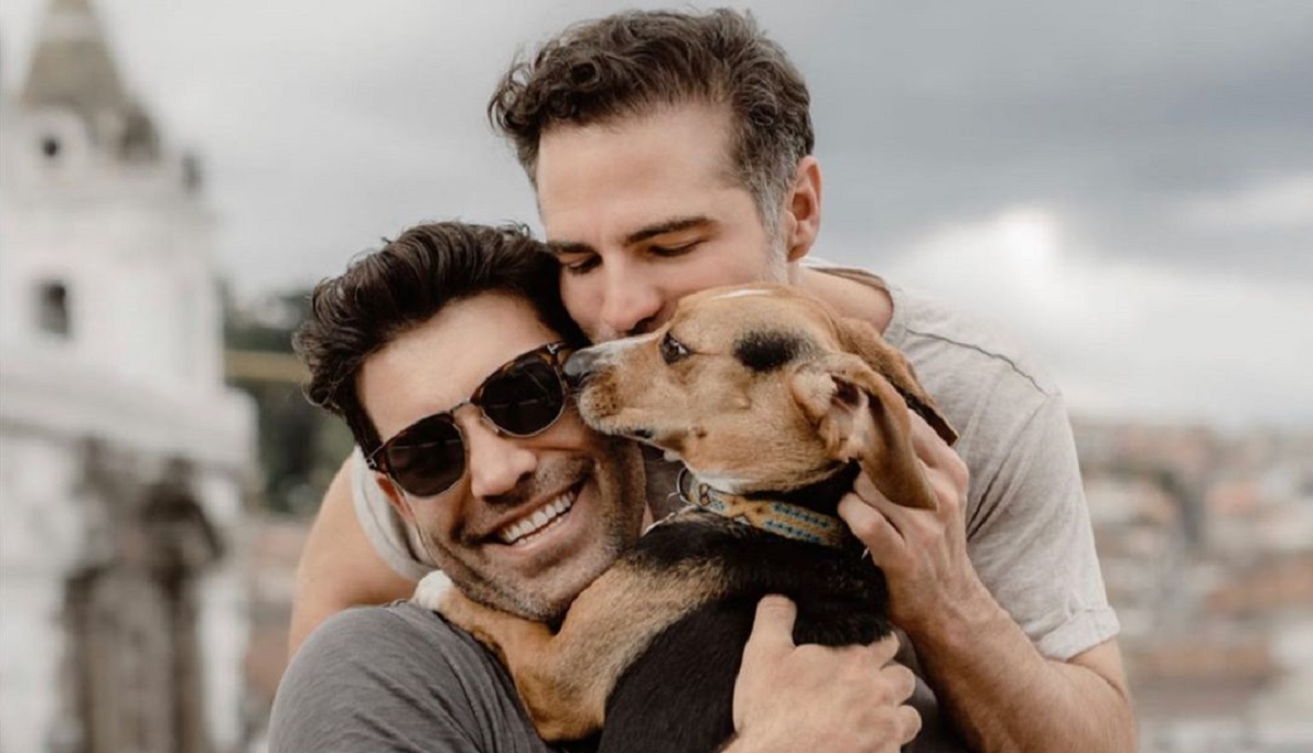 Roberto Manrique y Oliver Ranft iniciaron año nuevo en un globo aerostático