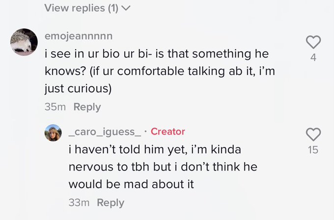 Hija de Ted Cruz hablando de su bisexualidad