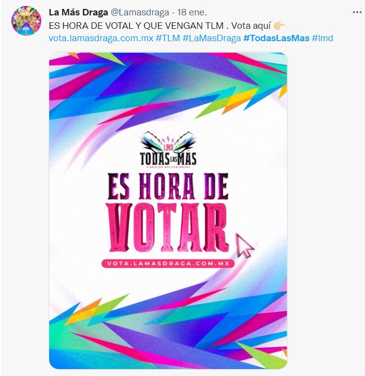 Inician oficialmente las votaciones para Todas las más de LMD