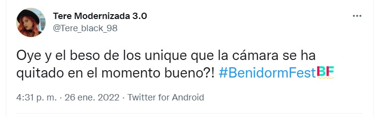 Acusan a TVE de censurar beso gay de la banda Unique de Benidorm Fest