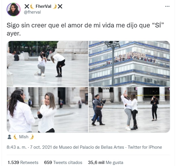 Fher Val y su novia Mishelle historias románticas lgbt+