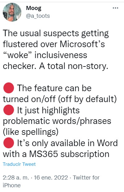 Word podrá corregir lenguaje inclusivo