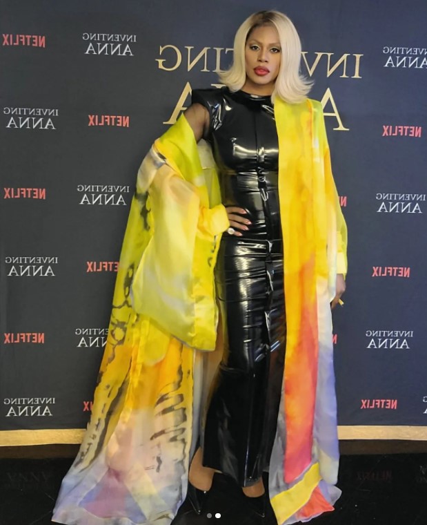 Laverne Cox, actriz transutilizó vestido de diseñadora mexicana