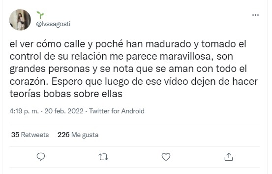 Calle y Poché se separaron o terminaron