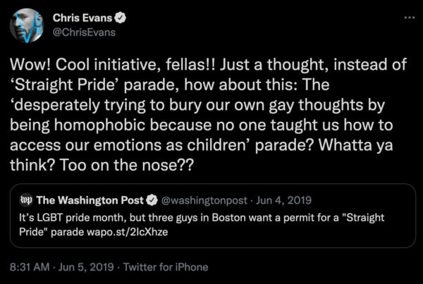 chris evans marcha orgullo heteros 2019