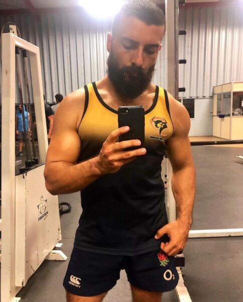 David Zúñiga jugador de rugbi gay