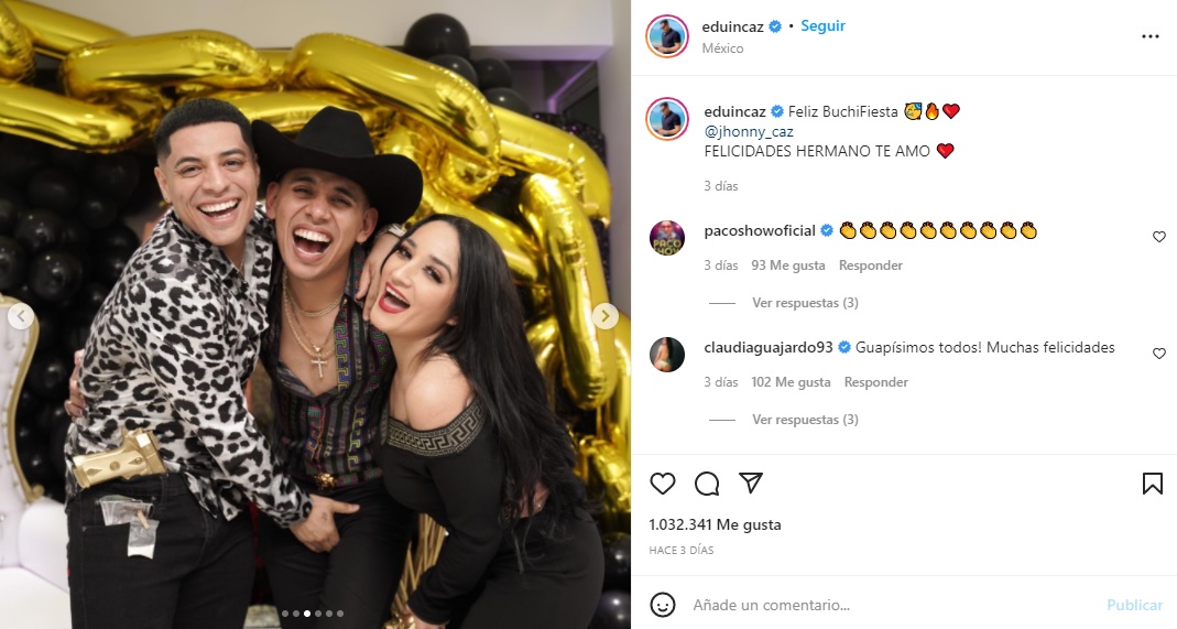 Fiesta sorpresa por el cumpleaños de Jhonny Caz