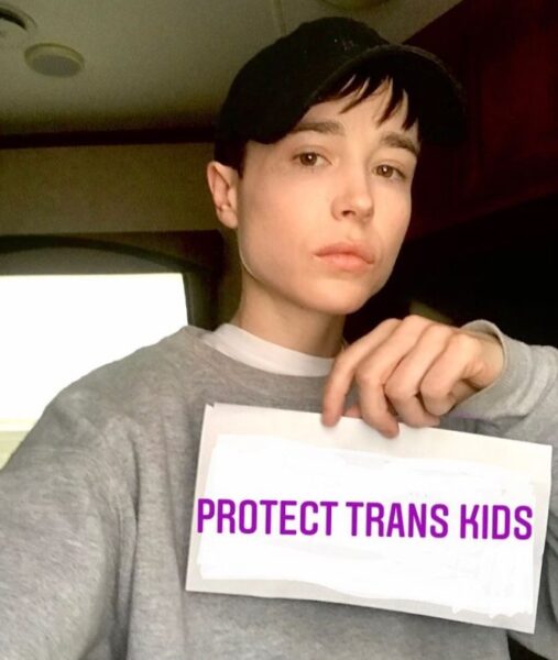 Elliot Page da consejos para apoyar a jóvenes trans