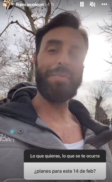 Francisco León, cantante venezolano comentó sobre el 14 de febrero y su amor platónico en Instagram