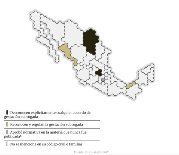 gestación subriogada gire investigación méxico 2017