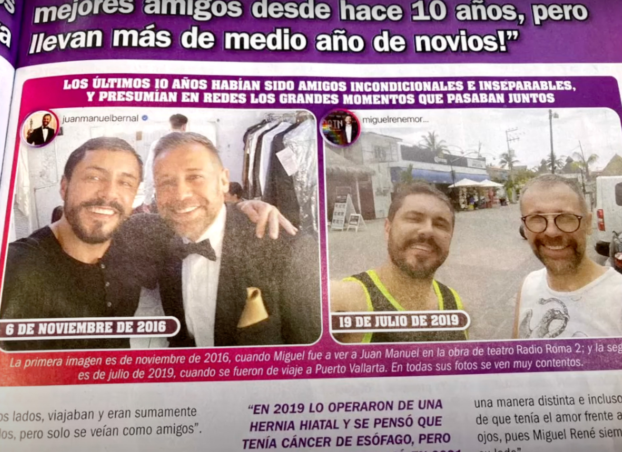 Juan Manuel Bernal gay novio sexualidad orientación sexual pareja