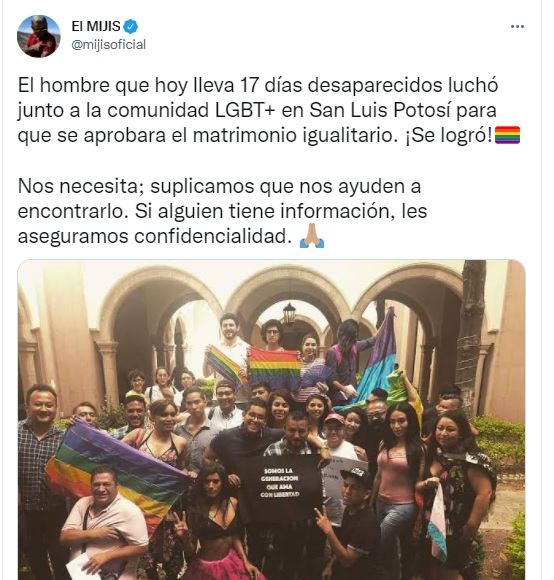 El mijis apoya a la comunidad LGBT+