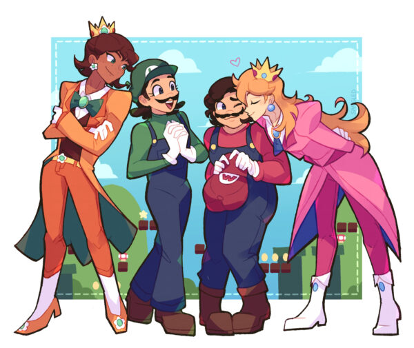 daisy peach genderbend