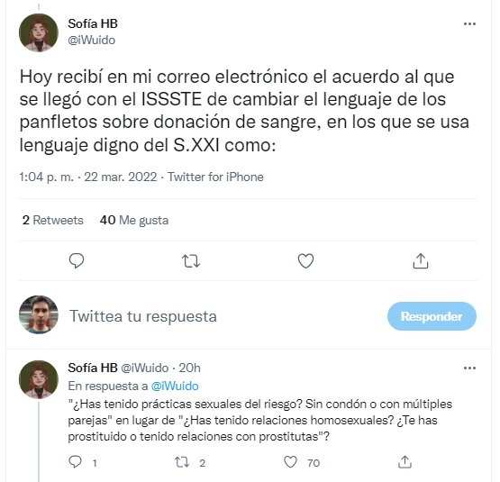 Política de donación de sangre en el issste de Puebla