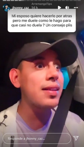 Historia en Instagram de integrante de Grupo Caz