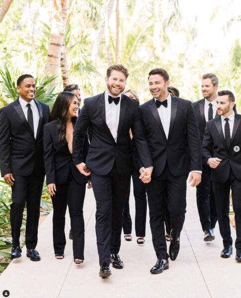 jonathan bennett jaymes vaughan fotos boda riviera maya damas honoir