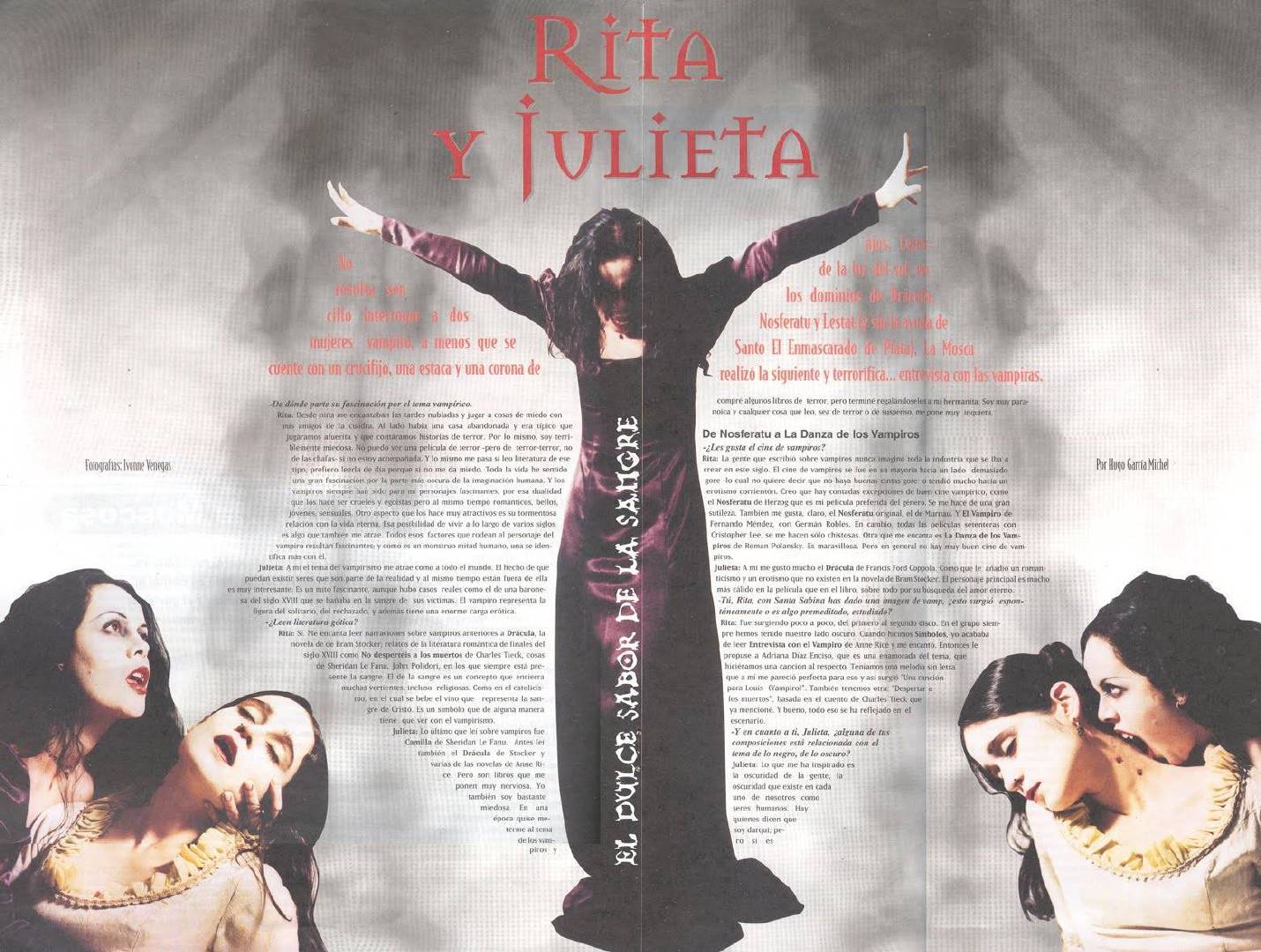 julieta yvonne venegas rita guerrero entrevista la mosca en la pared 1997