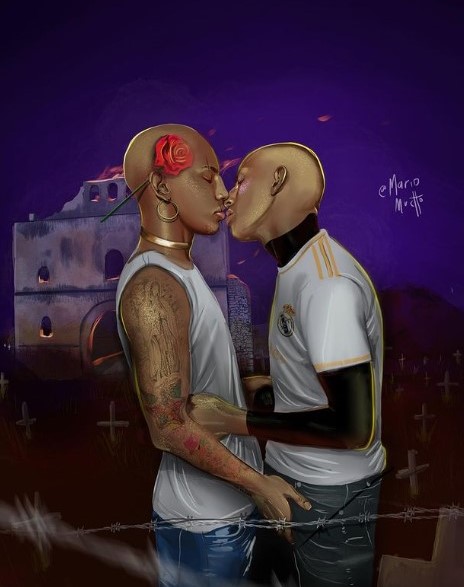 Pintura "Hijos de la mañinche" de Mario Mucho.