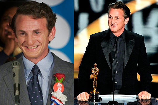 Sean Penn como Harvey Milk por Milk