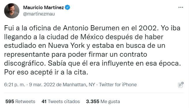 tuit mauricio martinez toño berumen
