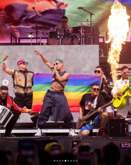 Grupo Firme en festival de Coachella