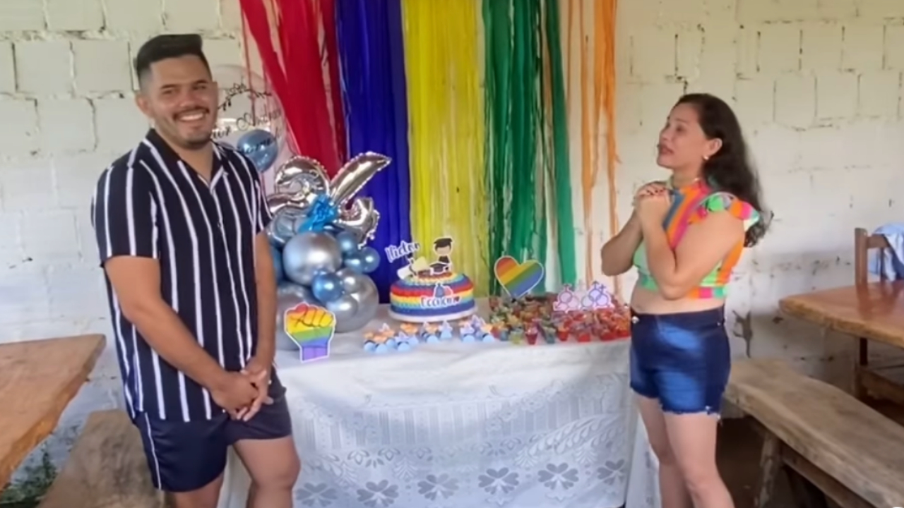 mamá organiza fiesta celebrar hijo gay luciana víctor andrade brasil municipio