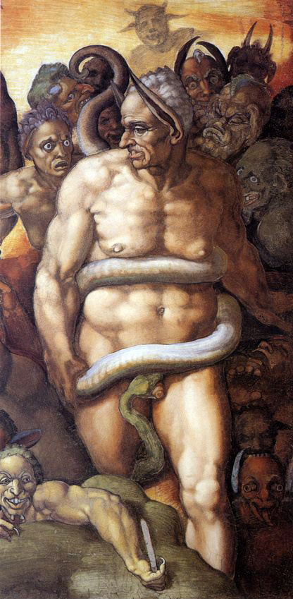 Pinuta de Miguel Ángel sobre Bagio de Cesana